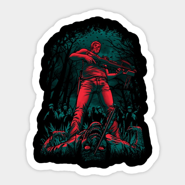 Hunter Sticker by Fuacka